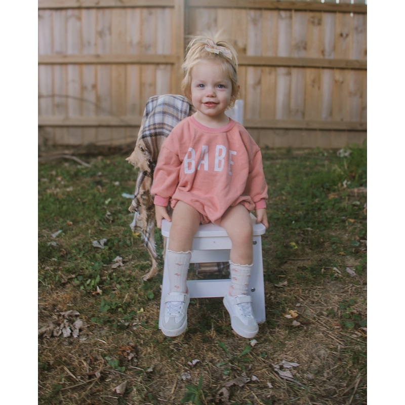 BABE Sweatshirt Romper – more colors