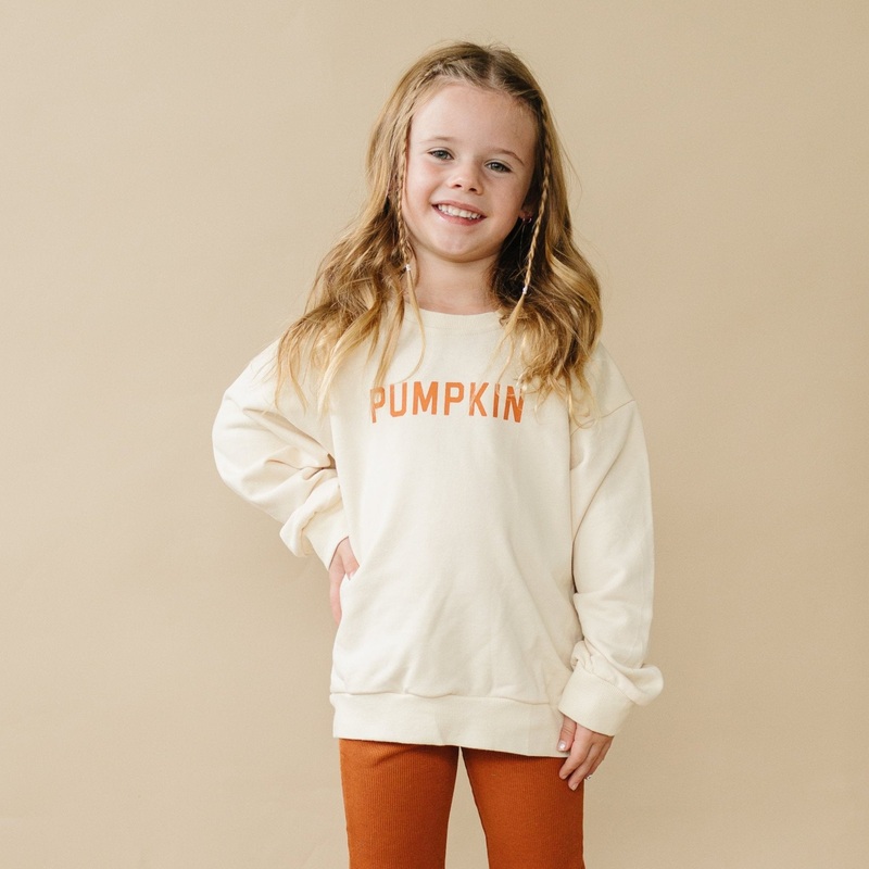 Cream Pumpkin Crewneck Sweatshirt