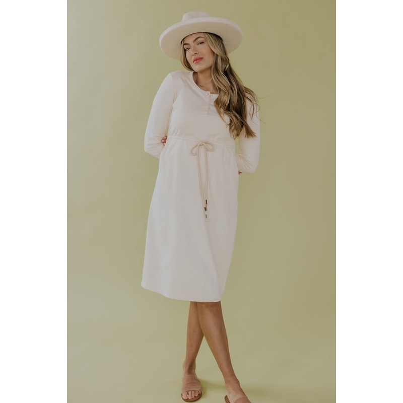 Half Moon Eyes MOM Dress|Ivory|XXS|XS|S|M|L|XL|XXL|XXXL