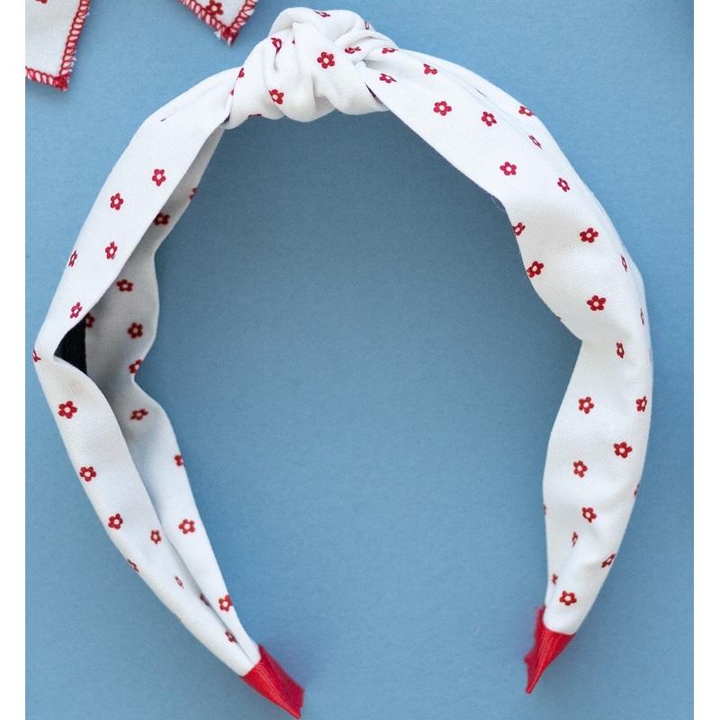 Indy Bloom- Red| Knotted Headband