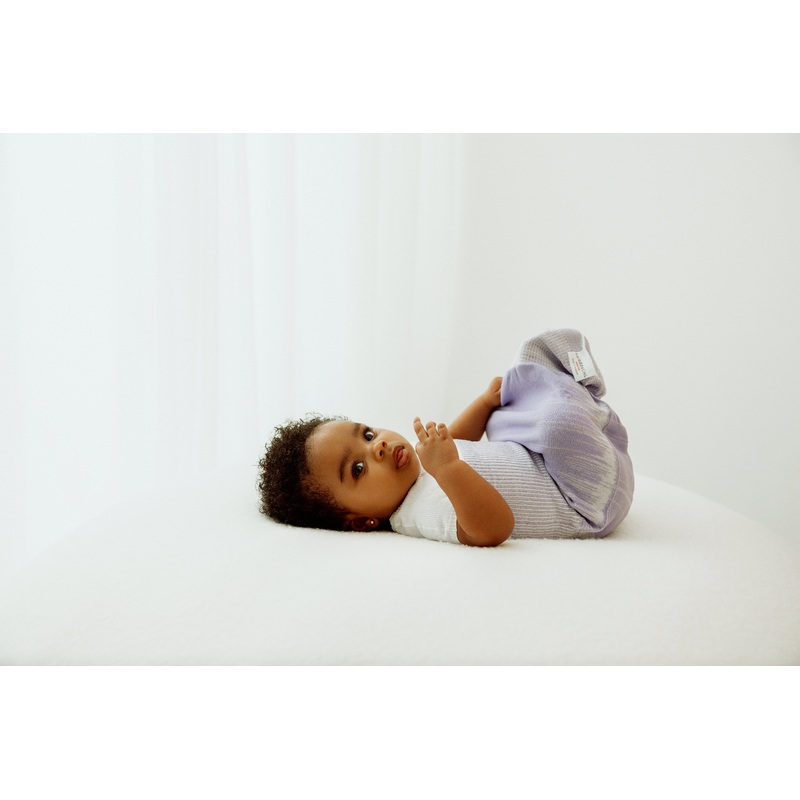 Lavender Arms Out Short Sleeve Sleep Sack