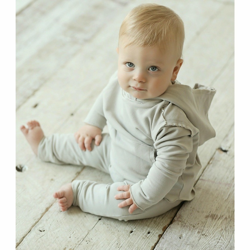 Organic Baby Malibu Pants Stone