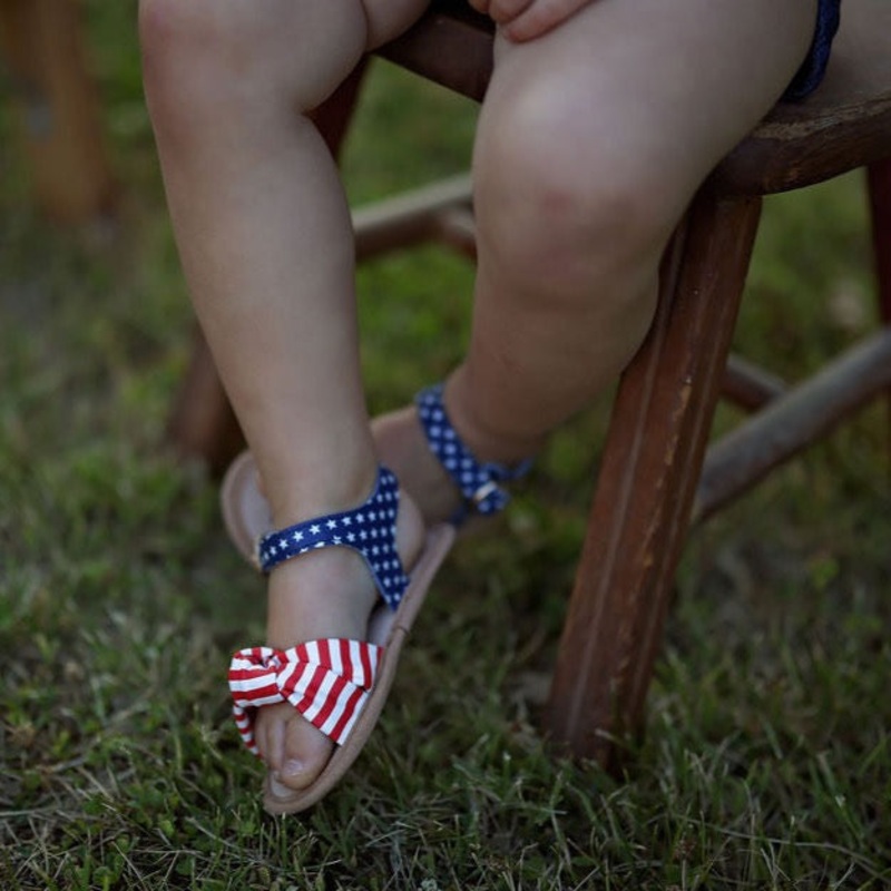 Patriotic Hazel Sandal|2 (Original Non-Slip Soft Sole)|3 (Original Non-Slip Soft Sole)