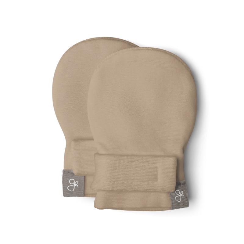 PREEMIE STAY ON MITTS | SANDSTONE
