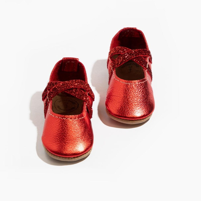 Ruby Ballet Slipper Baby Shoe|Soft Sole|Hard Sole|1|2|3|4|5
