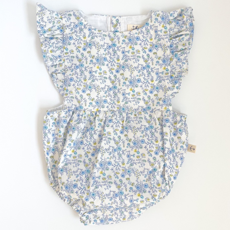 Ruffle Sunsuit – Floral|2-3y|3-4y
