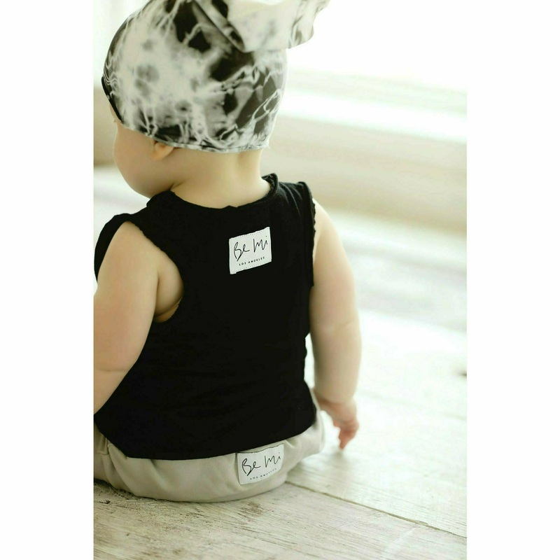 Asher Baby Tank Top Black|6-12|12-18|18-24|Black