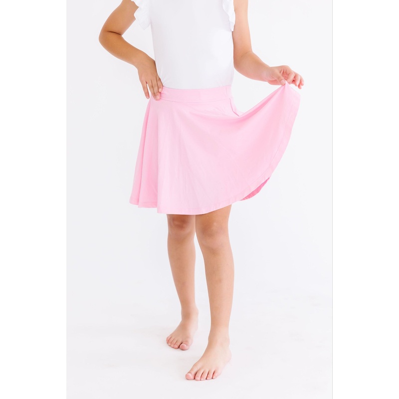 Bubblegum Pink Twirl Skort|6-12M|12-24M|2T|3T|4T|5/6|7/8|9/10