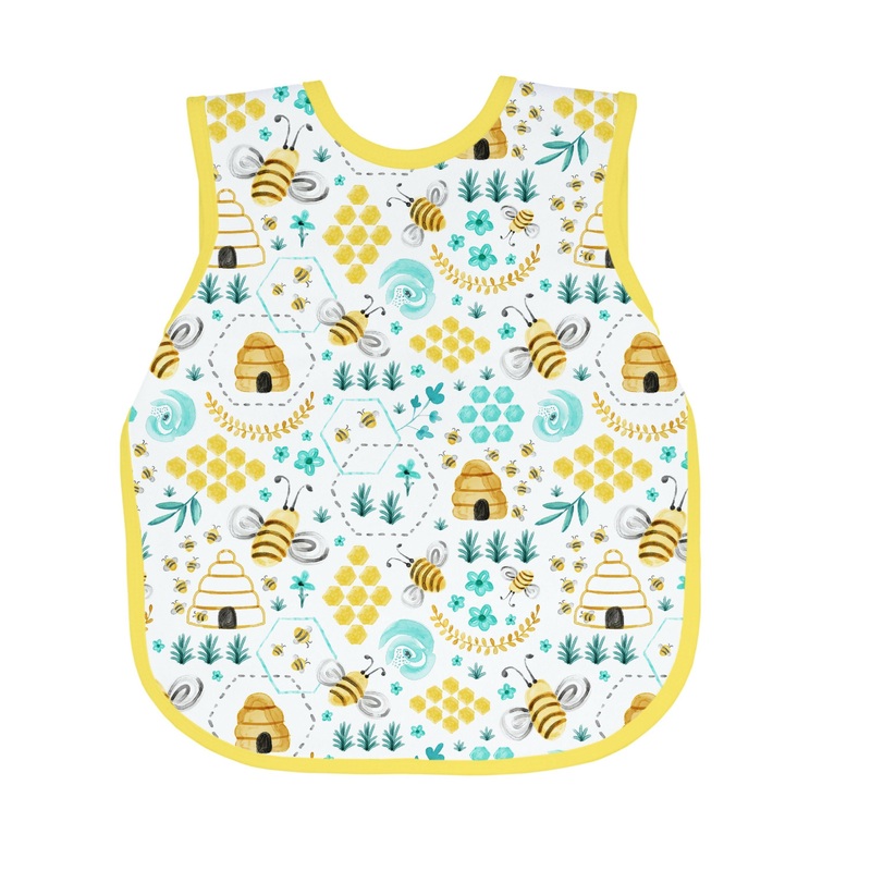 Busy Bees Bapron|Toddler (6m-3T)|Preschool (3-5yrs)