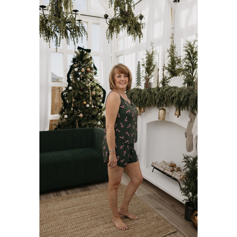 Cami Women’s Bamboo Set | Candy Cane Lane