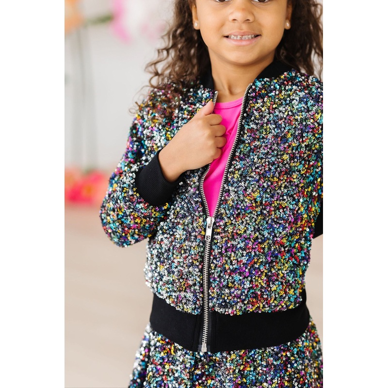 Confetti Sequin Jacket|2T|3T|4T|5/6|7/8|9/10|11/12