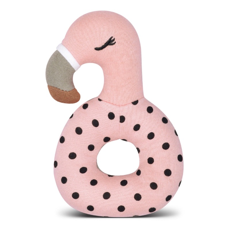 Franny Flamingo – Teething Rattle