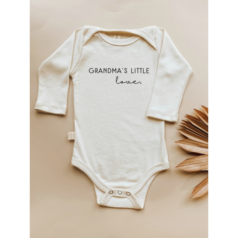 Grandma’s Little Love – Long Sleeve Organic Bodysuit