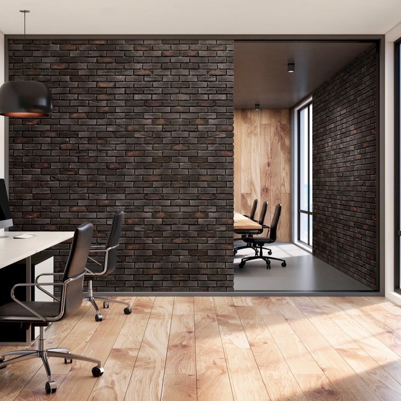 Loft Nero Manufactured Stone Handmade Brick Veneer – Livfloors Collection