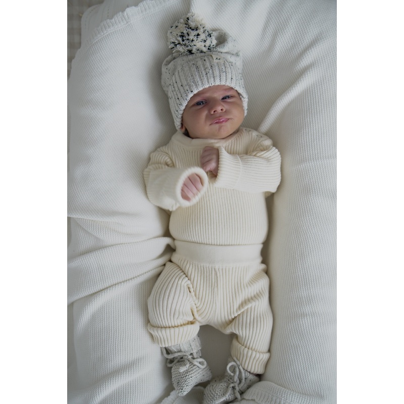 Luna + Luca Baby Rib Bodysuit – Cream