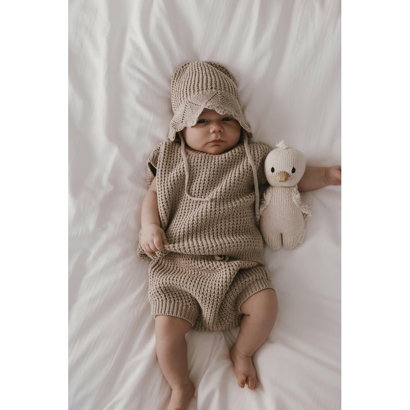 Luna + Luca Summer Tank Set – Heather Beige