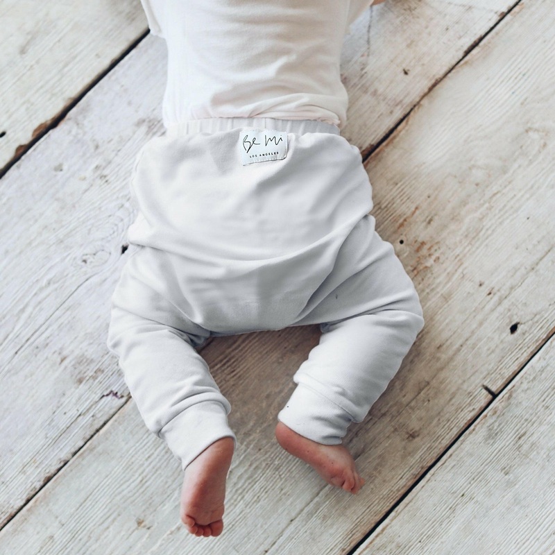 Organic Baby Malibu Pants White