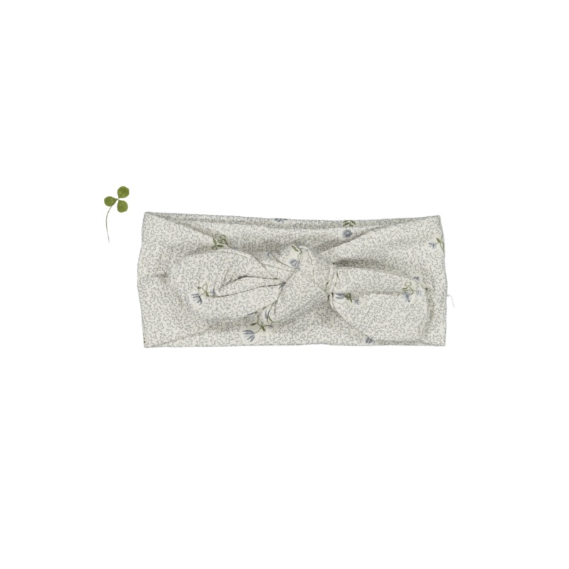 The Printed Headband – Dahlia Blue