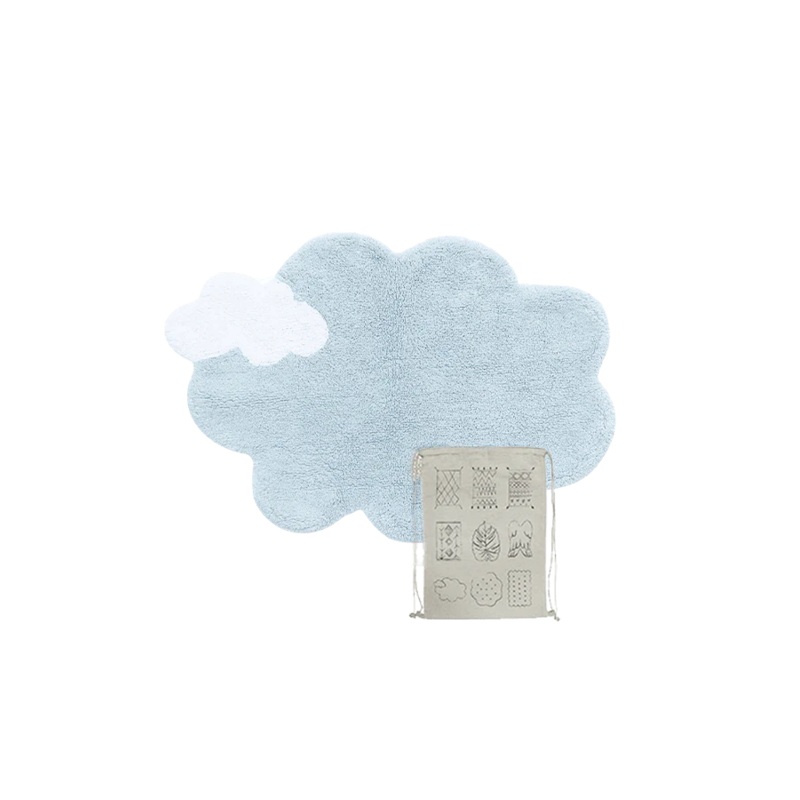 WASHABLE RUG MINI DREAM|70 x 100 cm|Soft blue