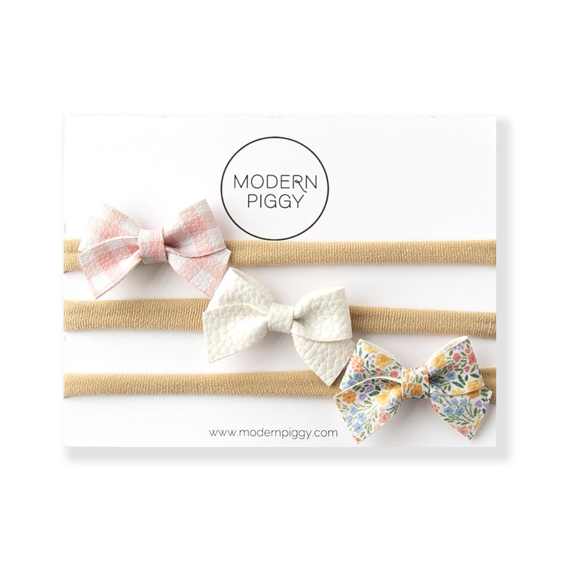 Wildflower | Baby Bow Set|Alligator Clip|Nylon Headband