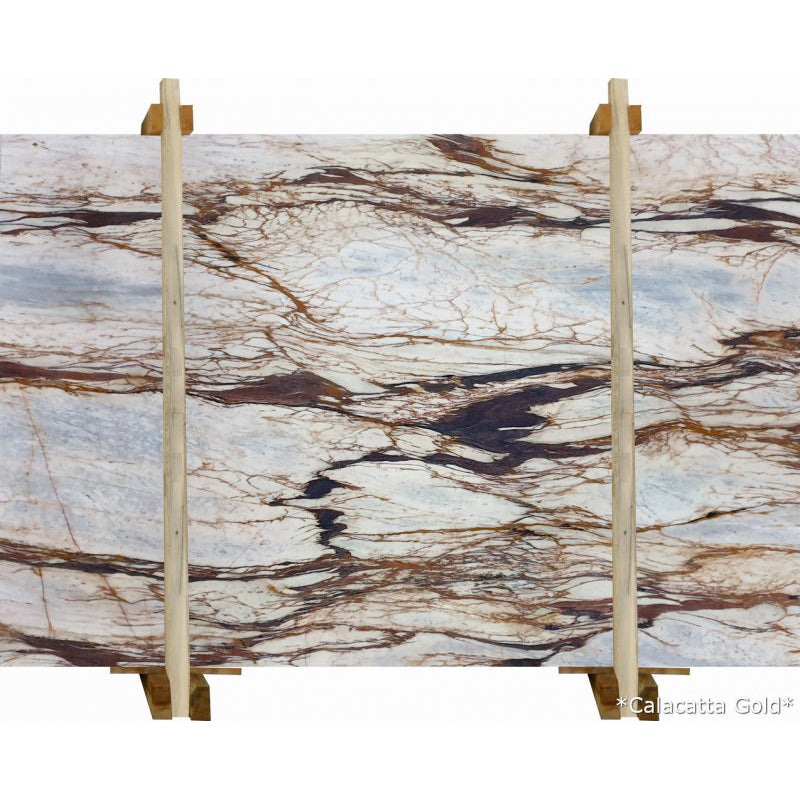Calacatta Gold White Bookmatching Marble Slabs Polished – Livfloors Collection