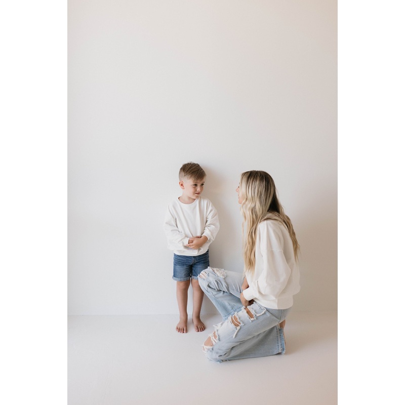 Child Sweatshirt | Dove|0-3 Months|3-6 Months|6-12 Months|12-18 Months|18-24 Months|2/3 Years|4/5 Years|6/7 Years