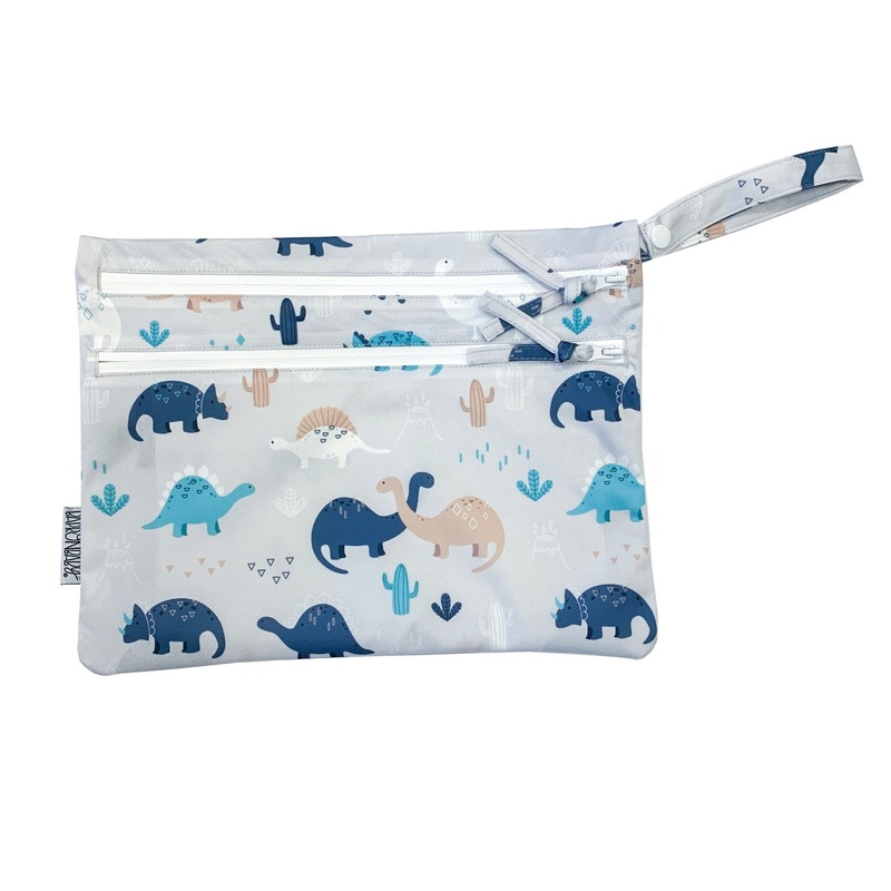 Desert Dinos – Waterproof Wet Bag (For mealtime, on-the-go, and more!)