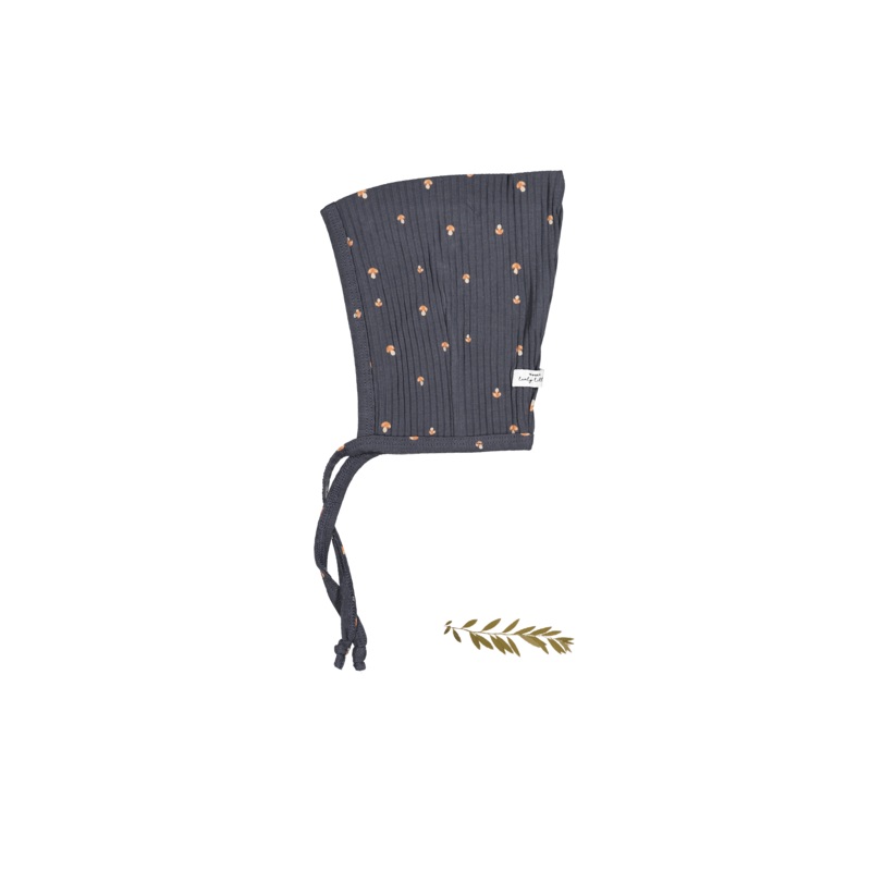 The Printed Pixie Bonnet – Steel Mushroom