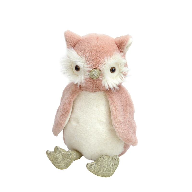 AVA OWL PLUSH TOY|Ava-Pink|Oliver-Gray