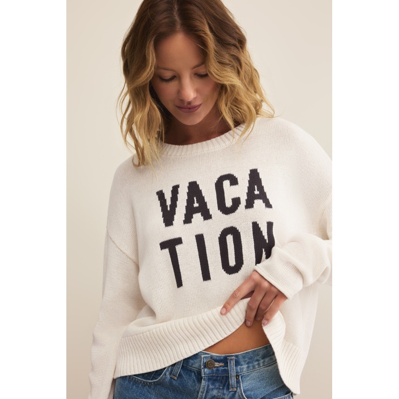 Sienna Sweater – VACATION|White|XS|S|M|L|XL