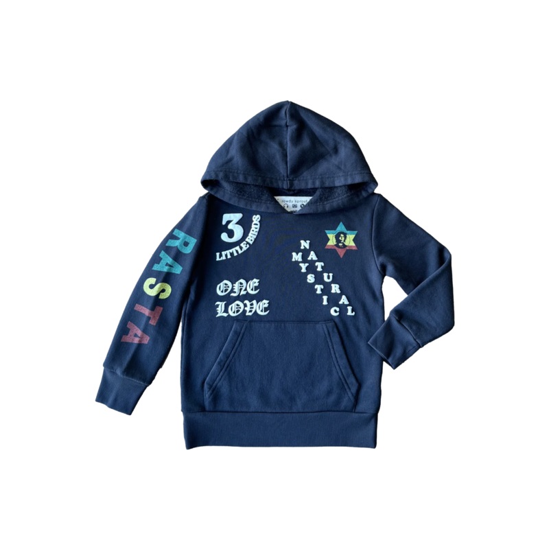 Bob Marley Puffy Paint Hoodie|Black|2|4|6|8|10|12|14