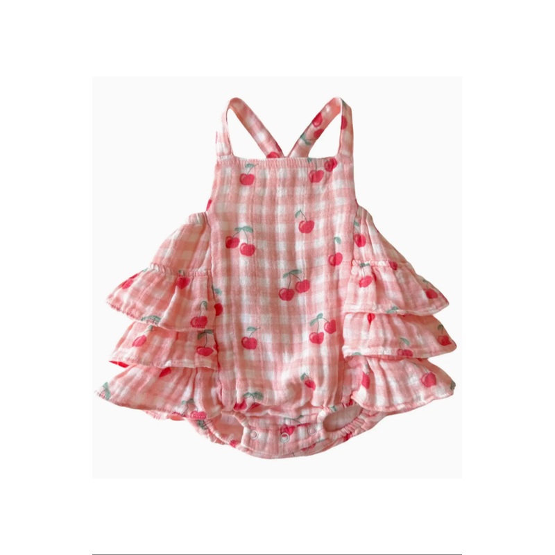 Cherry Romper|Multicolor|3-6M|6-12M|12-18M|18-24M