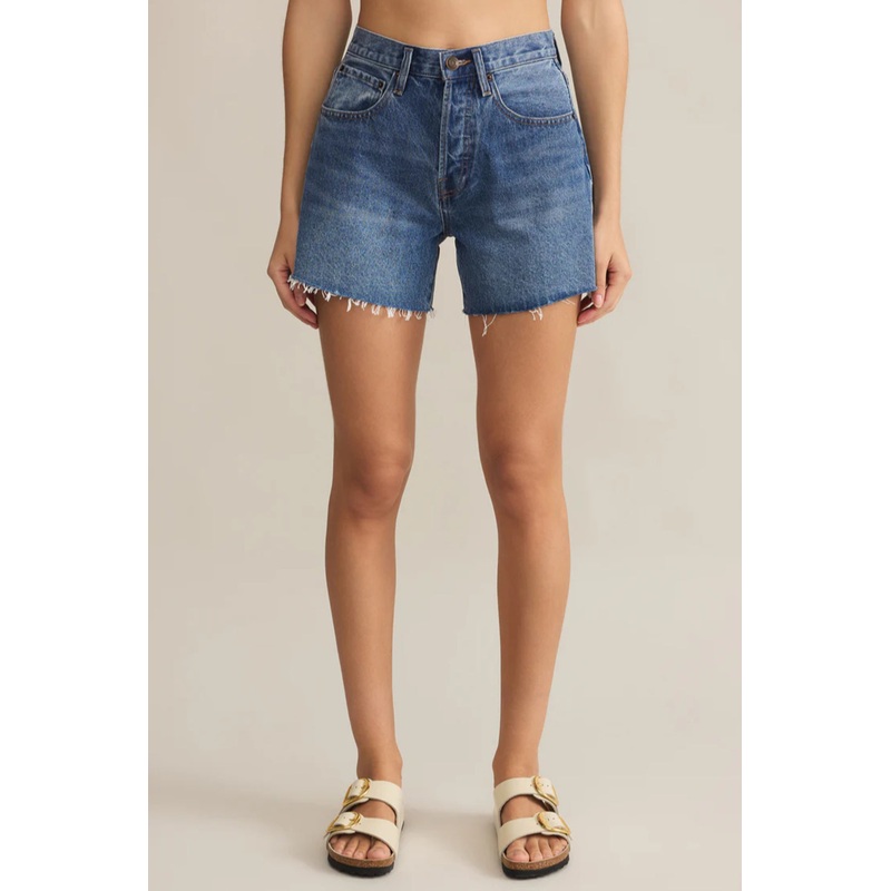 Everyday Hi-Rise Denim Short|Vintage Indigo|24|25|26|27|28|29