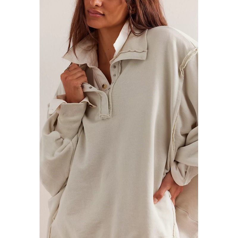 Free People Camden Henley Sweatshirt