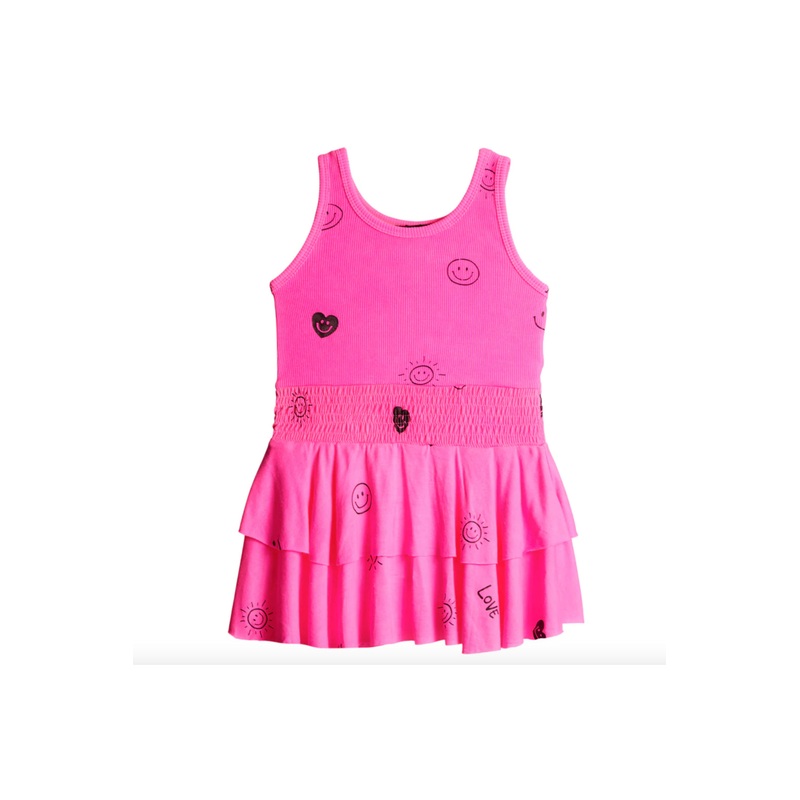 Neon Pink Icon Dress|Neon Pink|12M|18M|24M