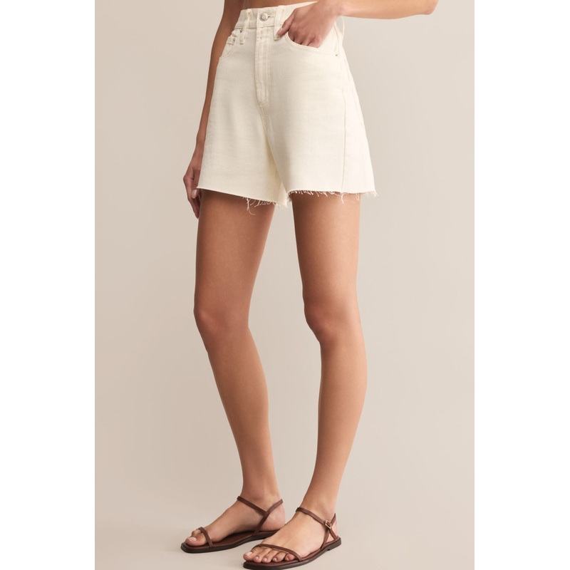 Porter Denim Short|Off White|25|26|27|28|29|30