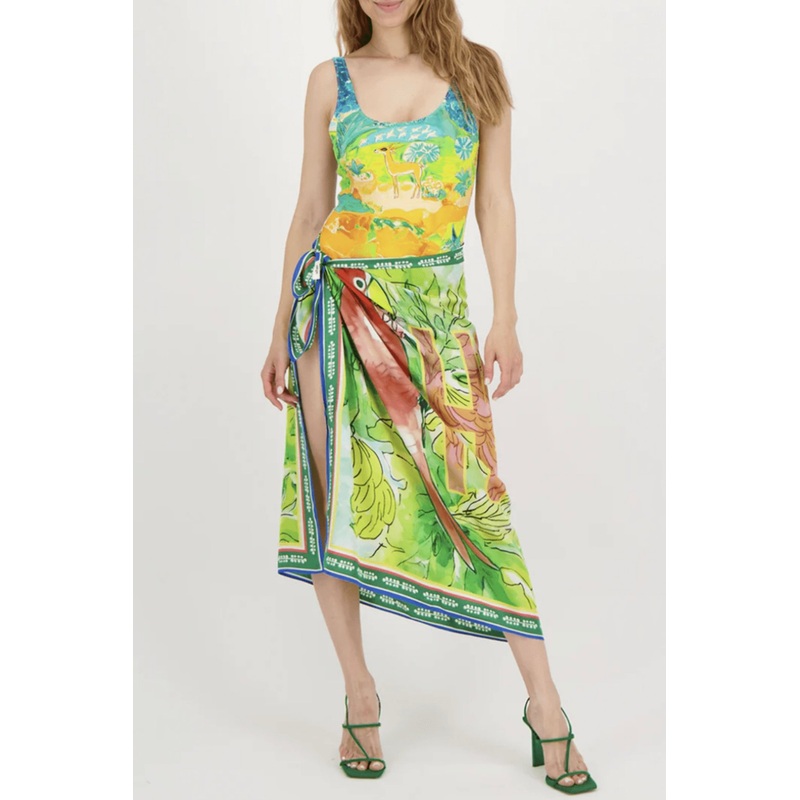 Tessa Printed Swimsuit|Multicolor|XS|S|M