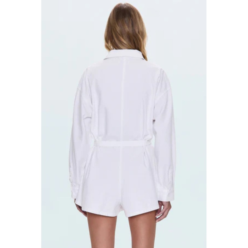 Vance Romper|White|XS|S|M