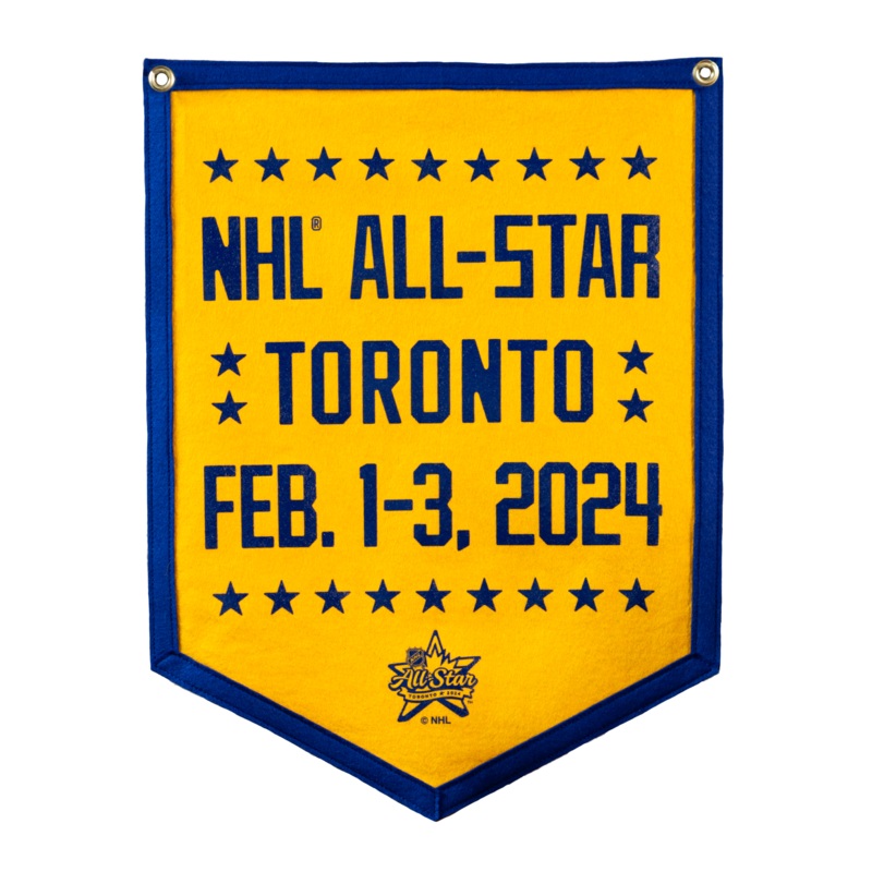 2024 NHL All-Star Camp Flag  NHL x Oxford Pennant