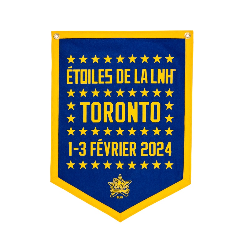 2024 NHL All-Star French Camp Flag  NHL x Oxford Pennant