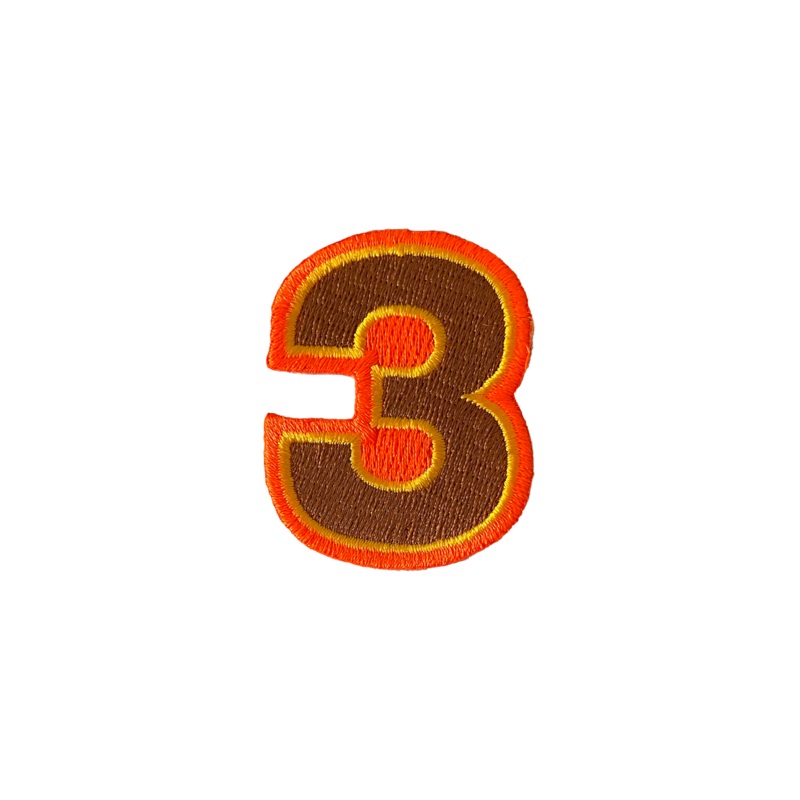 #3 Embroidered Patch