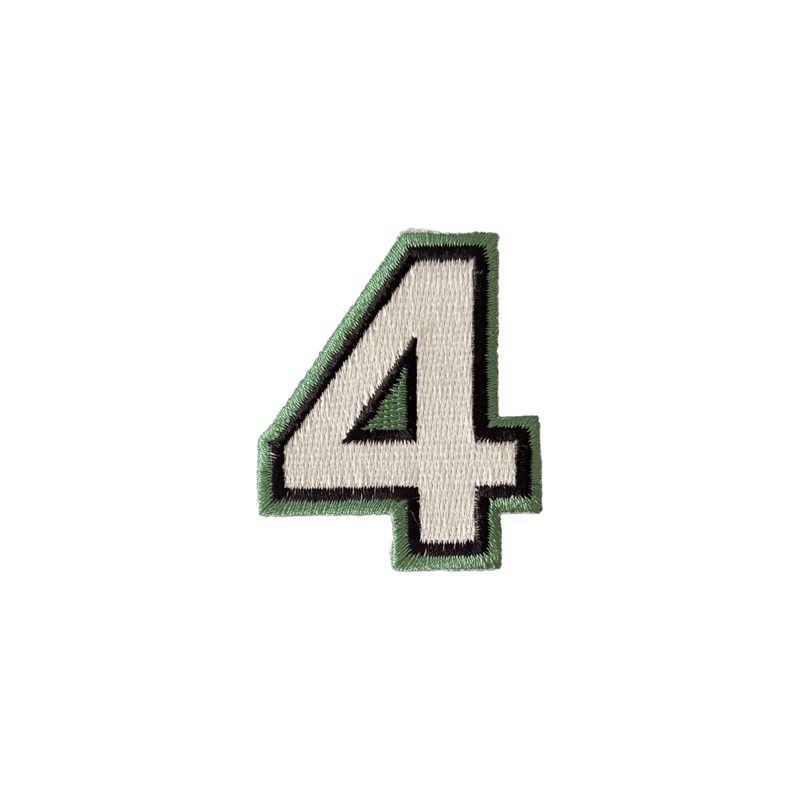 #4 Embroidered Patch