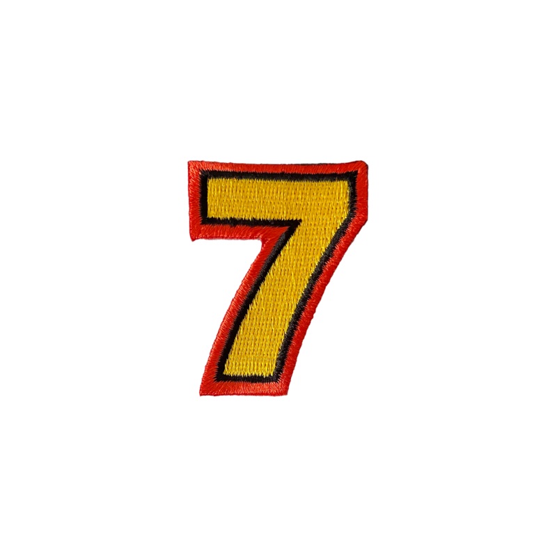 #7 Embroidered Patch