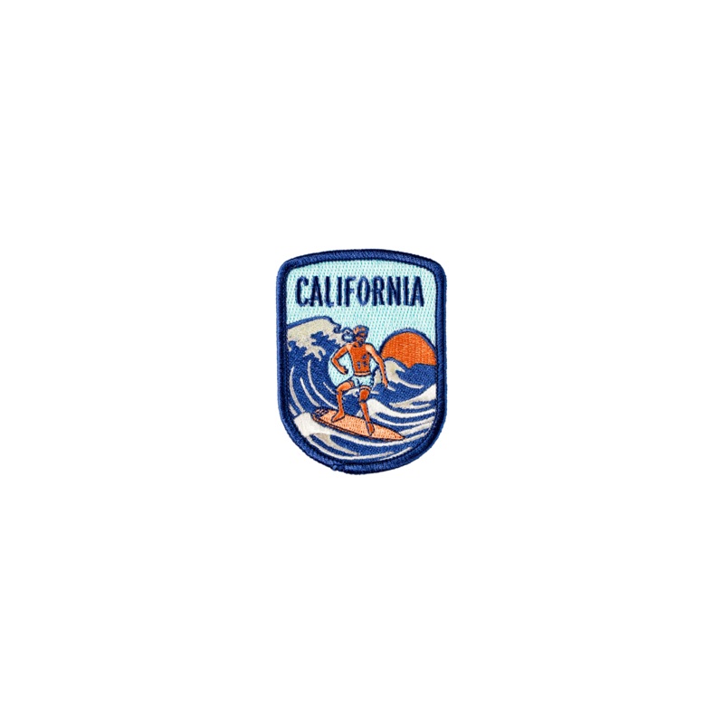 California Ocean Embroidered Patch
