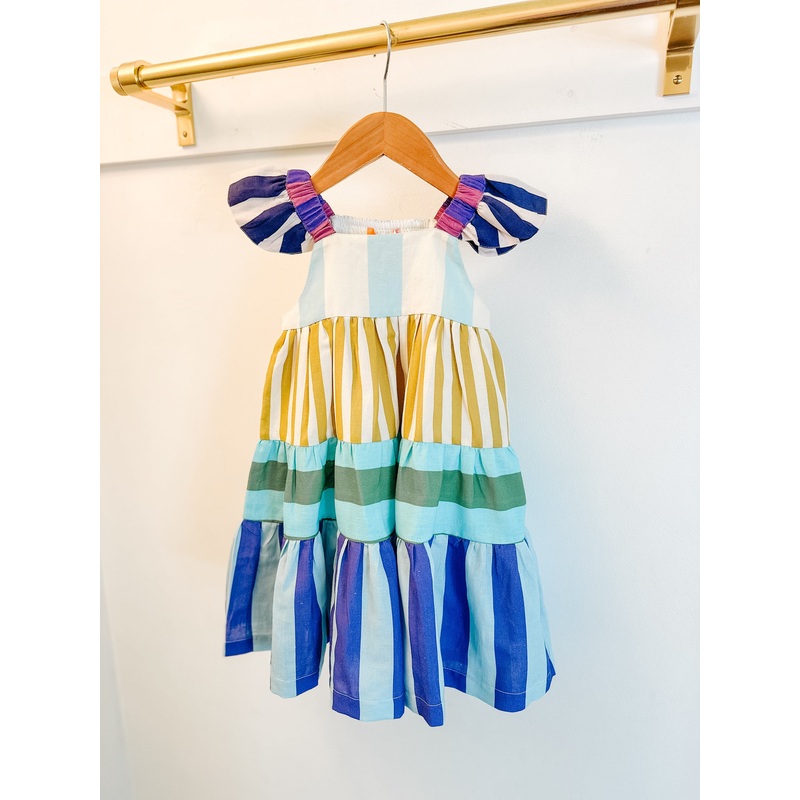 Girls Anna Dress|CREAM|2|3|4|5|6|7|8|10|12|14