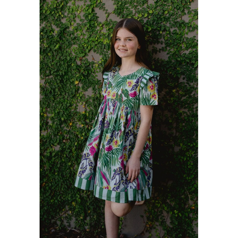 Girls Lotus Dress | Waterspout