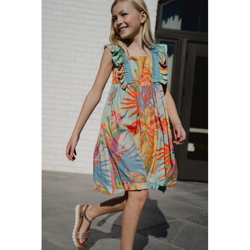 Girls Ruby Sleeveless Dress|2|3|4|5|6|7|8|10|12