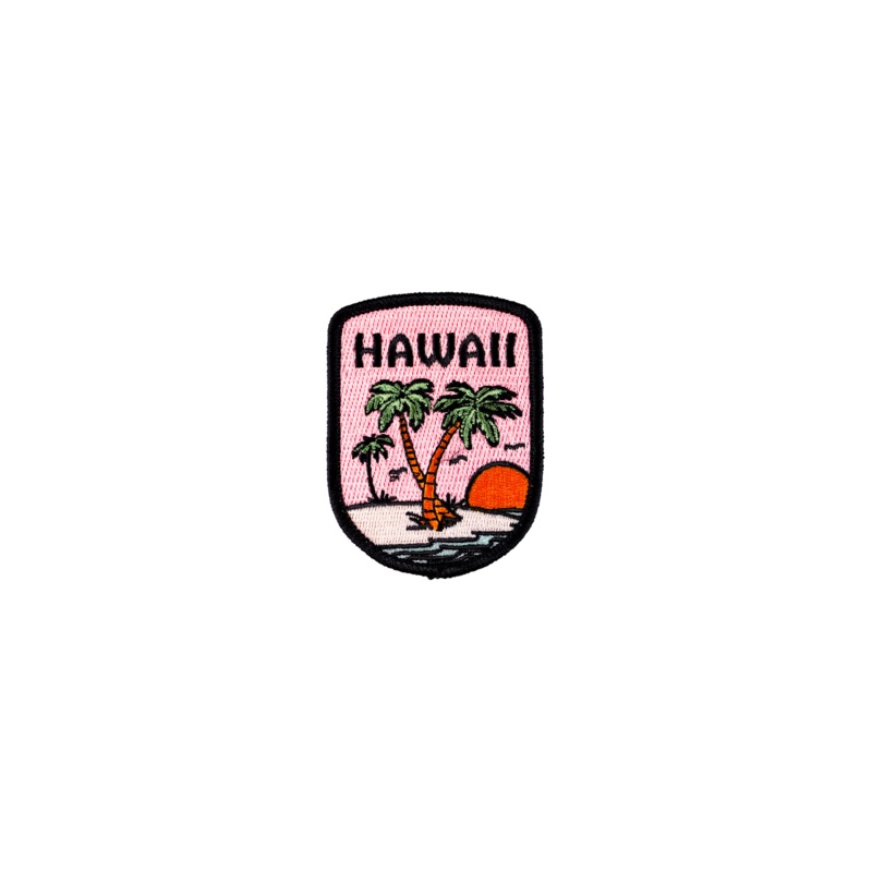 Hawaii Palm Trees Embroidered Patch