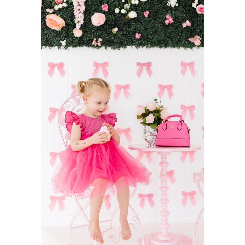Hot Pink Shimmer Tutu Dress|6-12M|12-24M|2T|3T|4T|5/6