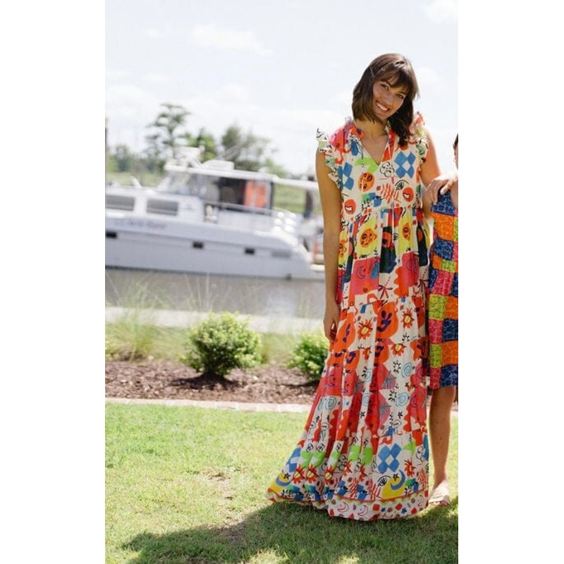 Josie Maxi Dress – Abstract|XS|S|M|L|XL